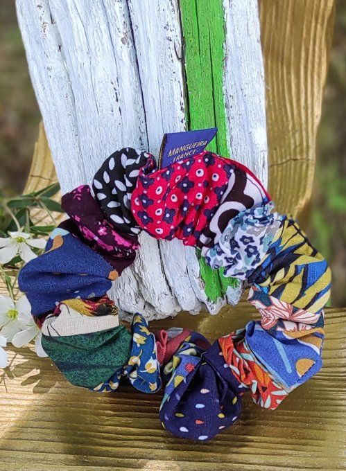 Chouchou en véritable Patchwork "MIX"